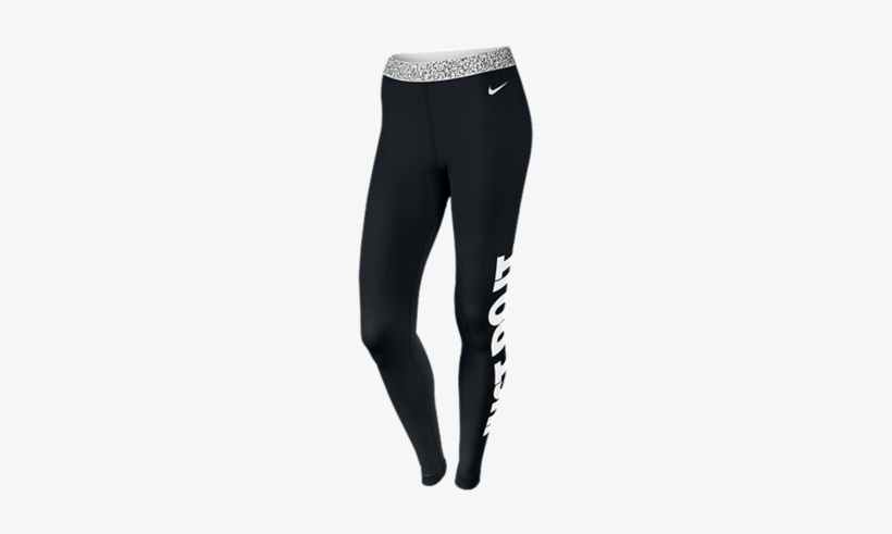 Just Do It Leggings - Nike Pro Warm Mezzo Waistband, transparent png download