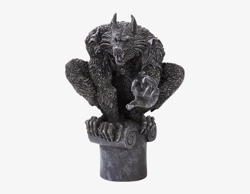 Wolfman Statue - Werewolf Gargoyle, transparent png download