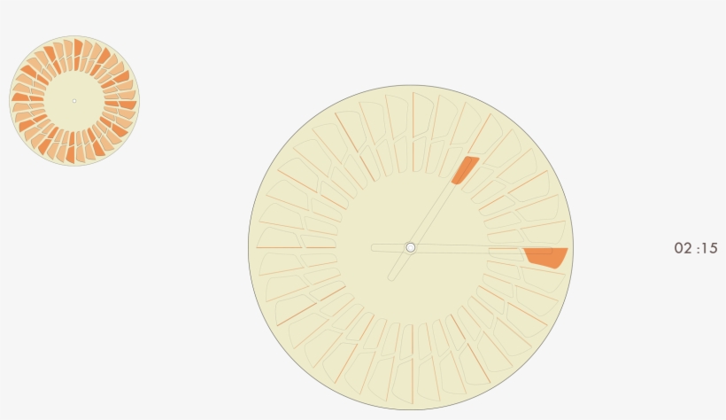 There Are Two Shades Of The Folded Paper To Make It - Circle, transparent png download