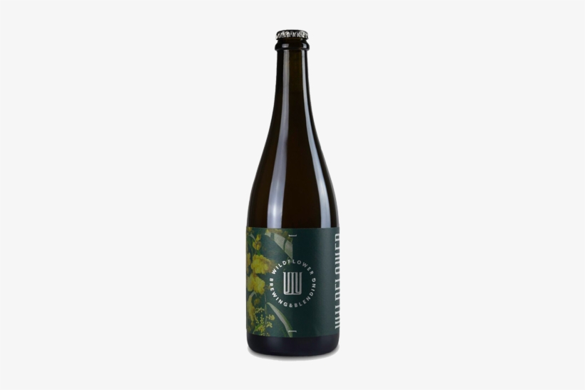Beer Wildflower Gold - Glass Bottle, transparent png download