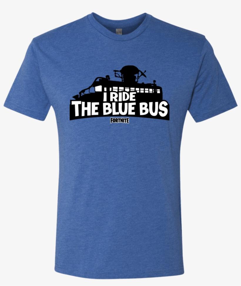 Fortnite Bus Men's Triblend T-shirt - Office Merchandise, transparent png download