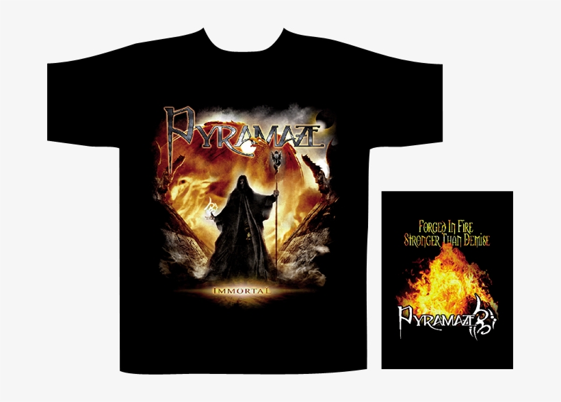 I Wear Metal T-shirts And Not So Long Ago I Was Walking - Pyramaze-immortal (dvd), transparent png download