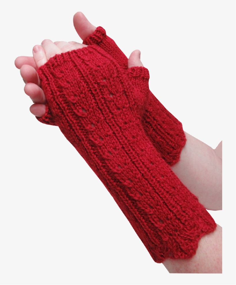 Hand Knitted 100% Baby Alpaca Vintage Length Lace Stitch - Lace, transparent png download