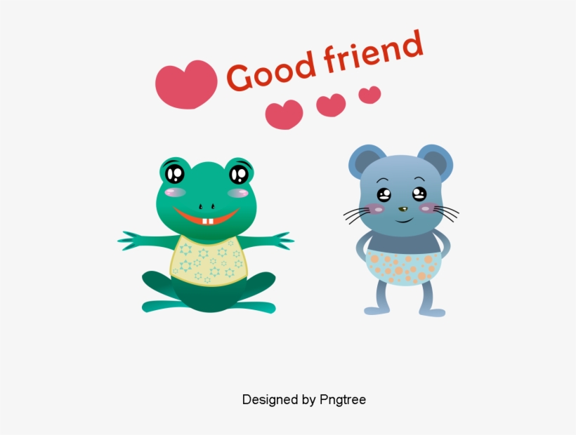 Cartoon Hand-painted Animal Baby Design, Cartoon, Hand - Cartoon, transparent png download