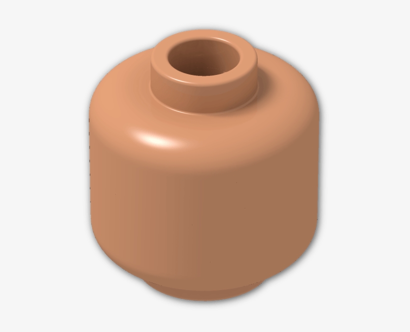 Minifig Head With Hollow Stud - Color Lego Minifigure Head, transparent png download