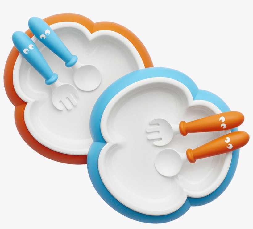 Baby Plate, Spoon And Fork - Babybjörn Baby Plate And Spoon, transparent png download