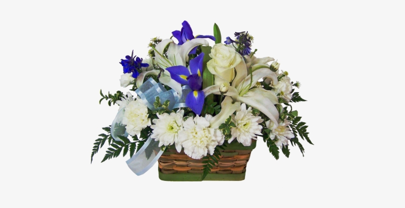 Baby Boy Basket Arrangement - Bouquet, transparent png download