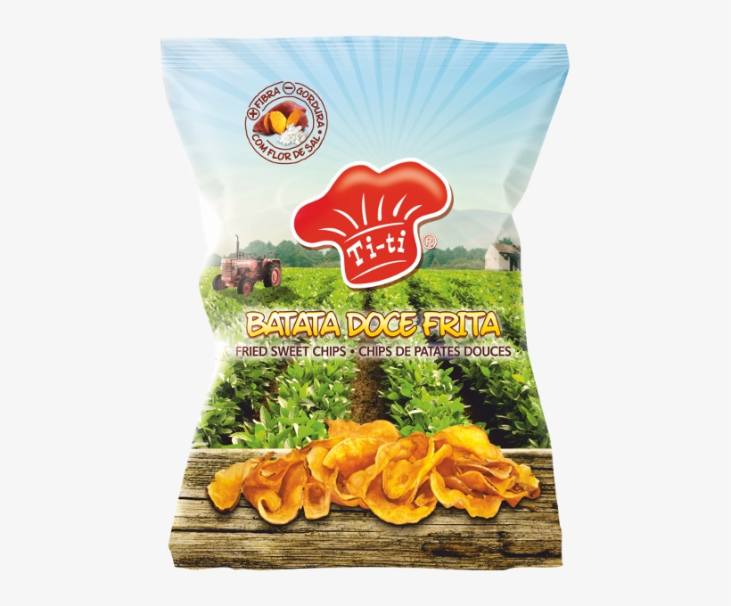 Fried Sweet Chips - Batata Doce Frita Pacote, transparent png download