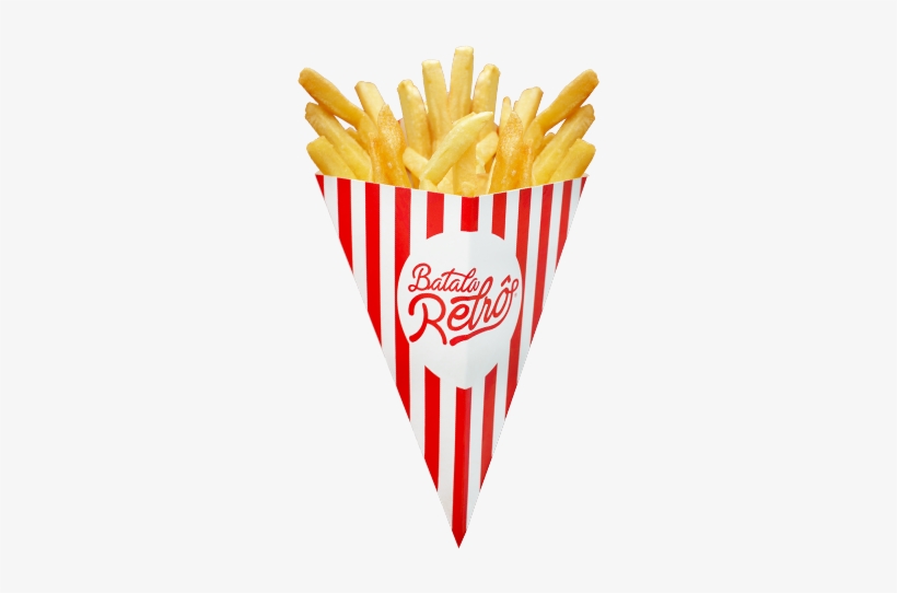 Foto Fritas No Cone - Cone De Batata Frita Png, transparent png download