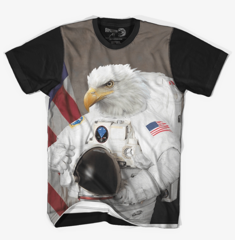 Eagle Astronaut Eagle Astronaut - Teddy Roosevelt T Shirt, transparent png download