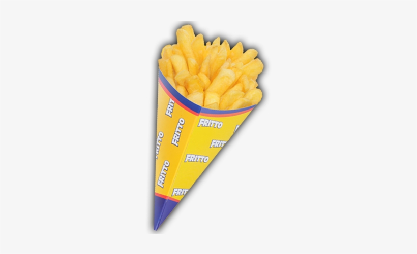 Batata Frita Média - Batata Frita Em Cone, transparent png download