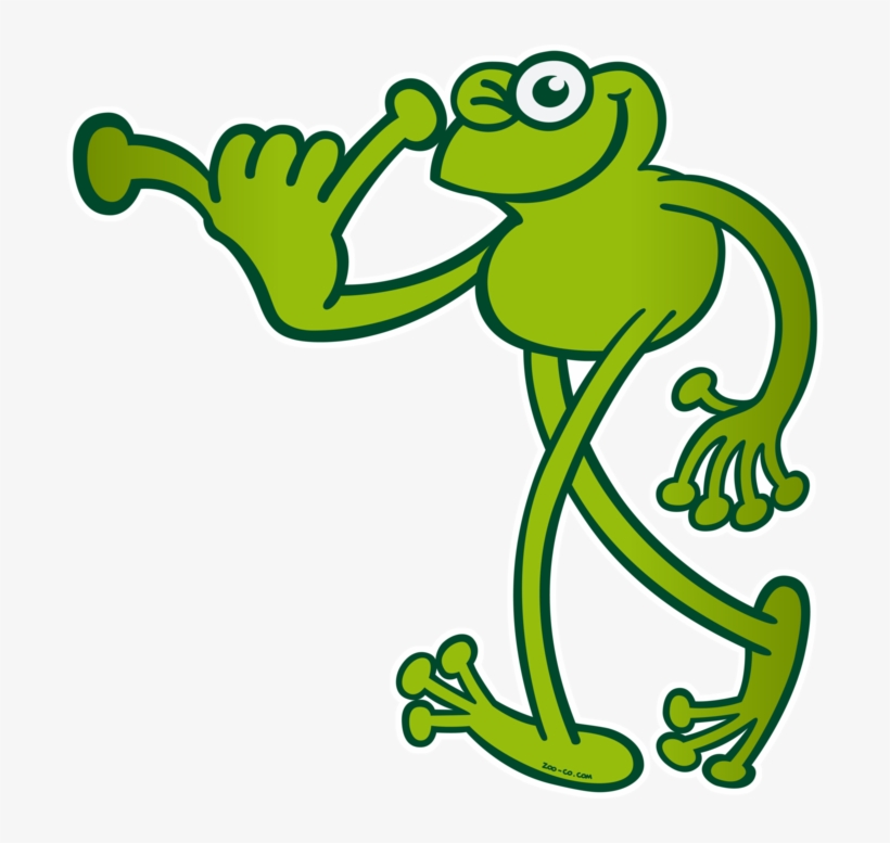 Hawaiian Frog Wall Decal - Frog In Hawaii Shirt, transparent png download