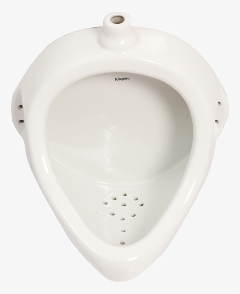 Neycer Sanitary Ware - Toilet Urinal Top View, transparent png download