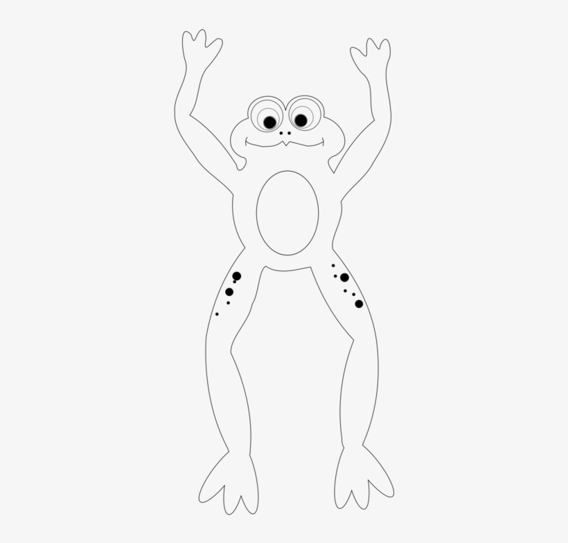 Frog Drawing Clothing Cartoon Free Commercial Clipart - Drawing, transparent png download