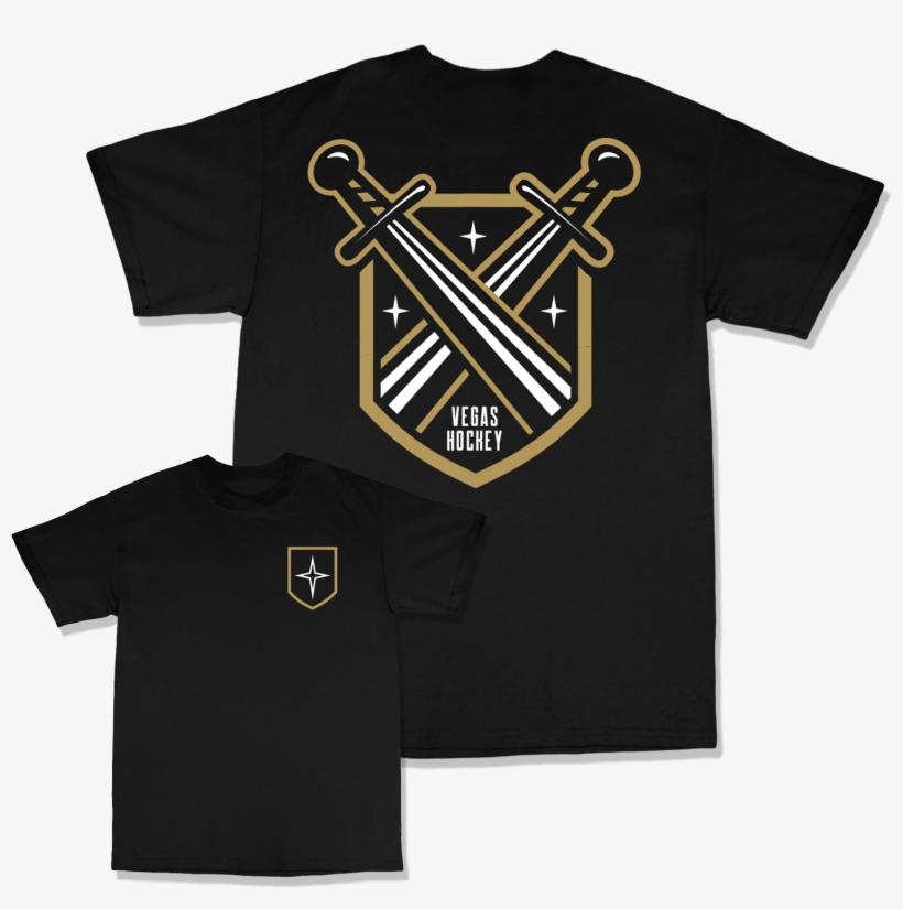 Image Of Shield & Sword T-shirt - Shield, transparent png download
