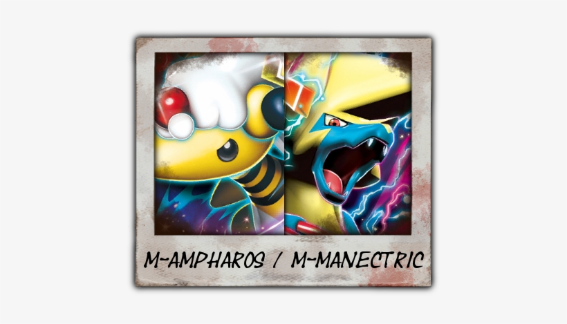 Pokémon Tcg Deck M Ampharos Ex / M Manectric Ex [standard] - Pokemon Card Japanese - M Manectric Ex 043/131 Cp4, transparent png download