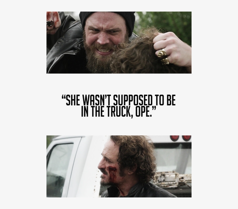 "i Came Clean,clay And I Were Good " R - Sons Of Anarchy, transparent png download