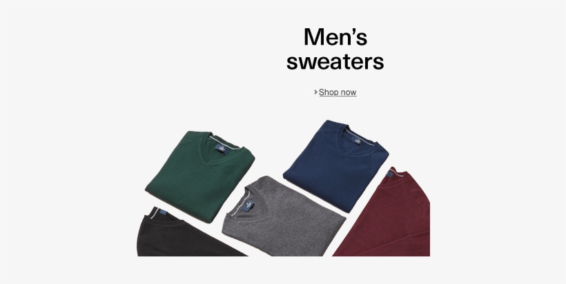 Men's Sweaters - Sweater, transparent png download