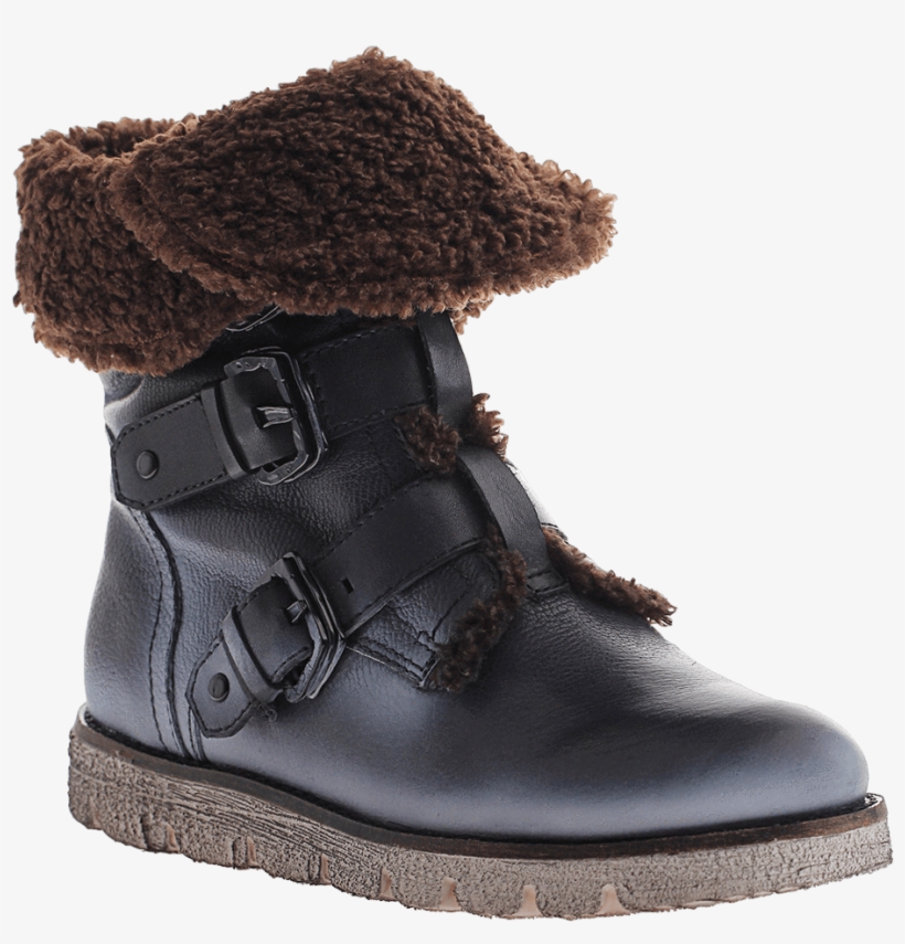 Otbt, Black Jack, Black, Fur Winter Boot With Buckle - Otbt Black Jack - Women's Black 10 M Boots, transparent png download
