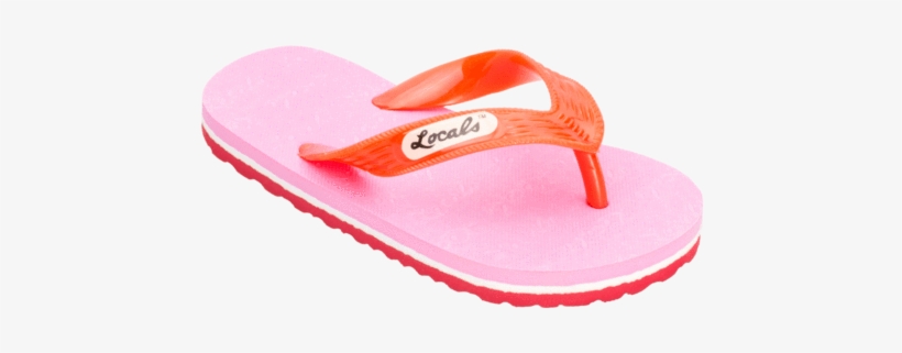 Kids Locals With Bright Pink & White Stripes - Child, transparent png download