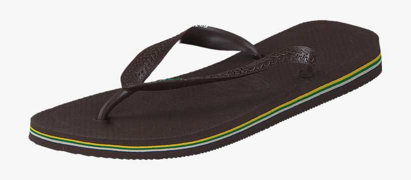 Havaianas Brasil Dark Brown 00829-04 Womens Rubber - Shoe, transparent png download