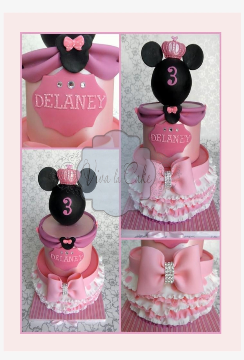 Princess Minnie Mouse On Cake Central - Minnie Mouse Princess Cakes, transparent png download