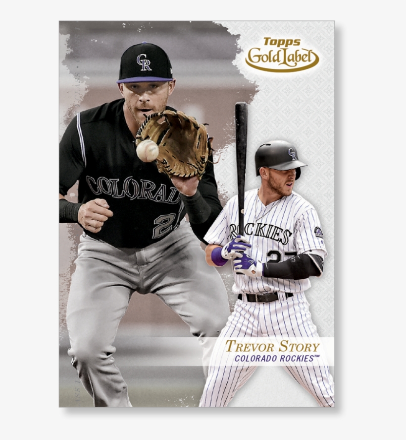 Trevor Story 2017 Topps Gold Label - College Baseball, transparent png download