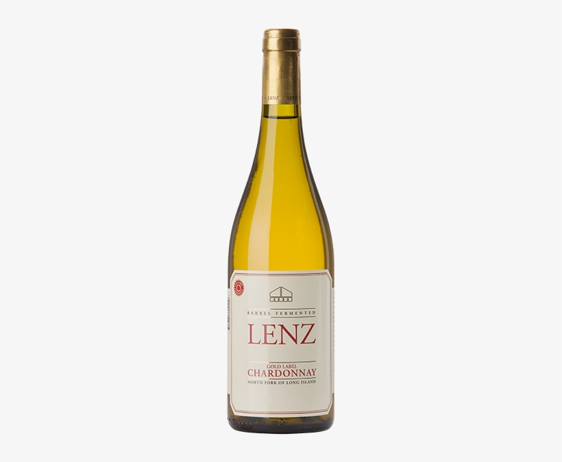 Lenz Gold Label Chardonnay - Gold, transparent png download