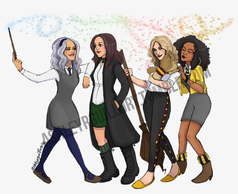 Hogwarts Little Mix Thanks To @lowiy For Helping With - Drawing, transparent png download