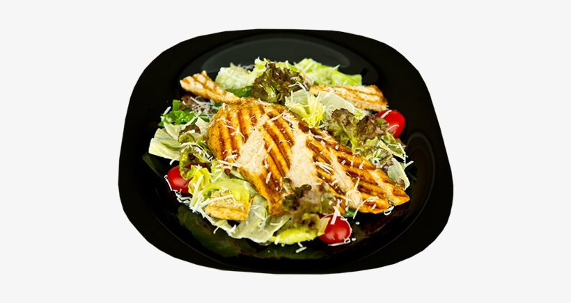 Caesar Salad With Chicken - Side Dish, transparent png download
