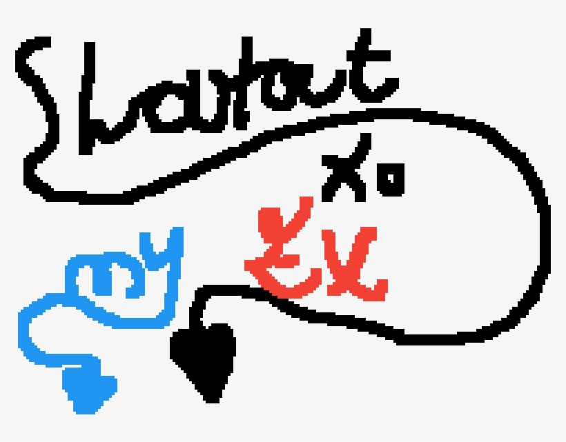 Shoutout To My Ex -little Mix - Calligraphy, transparent png download