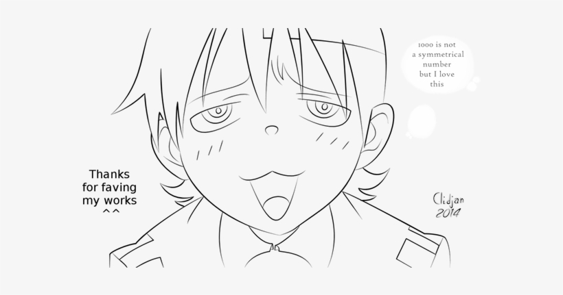 Lineart Death - Death The Kid, transparent png download