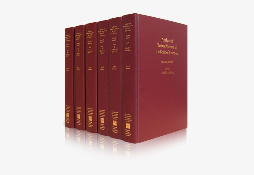 Analysis Of Textual Variants Of The Book Of Mormon - Book Cover, transparent png download