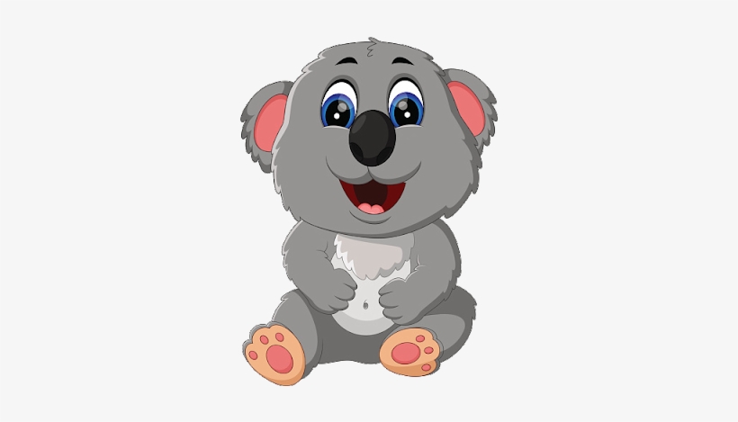Koala Bear Cute Baby And Animal Pictures - Koala Çizgi Film, transparent png download