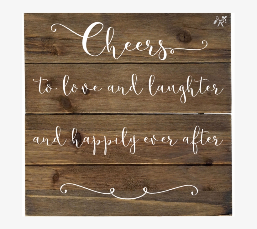 Cheers To Wedding Sign, transparent png download