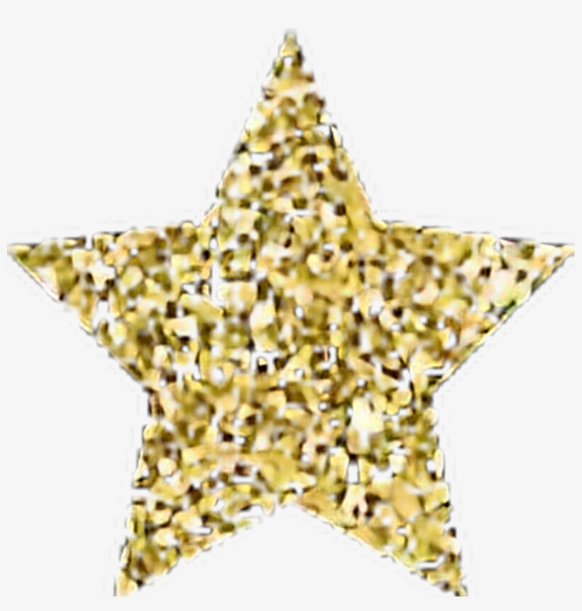 Sparkly Gold Star, transparent png download