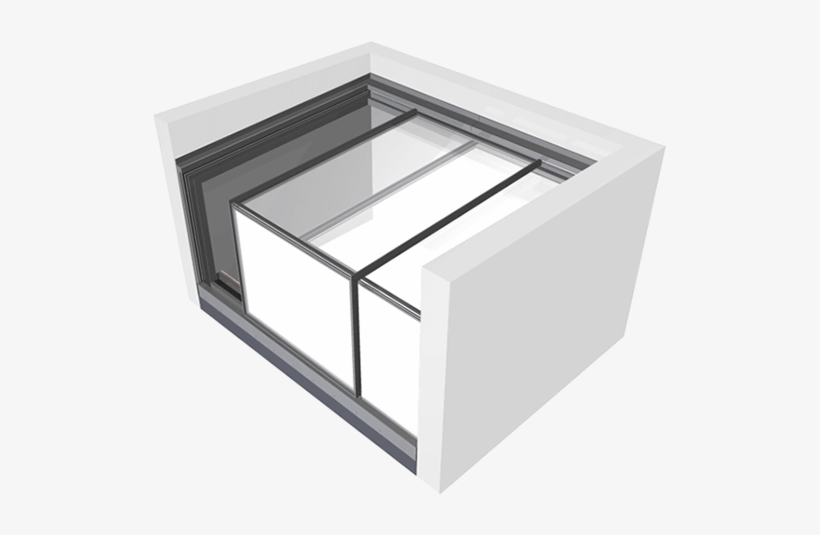 The Three Wall Box Skylight Makes It Possible To Integrate - Ceiling, transparent png download