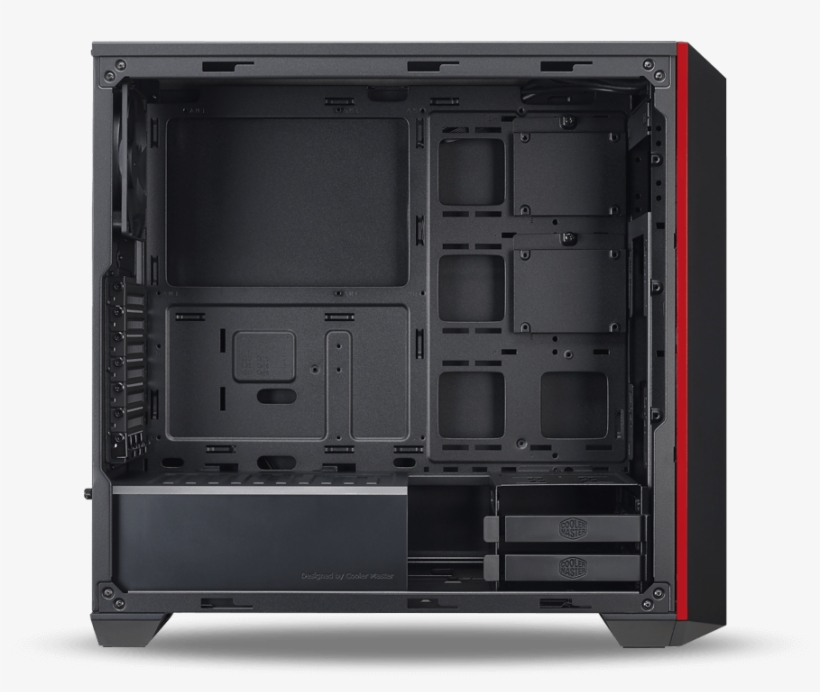 Motherboard Tray Cut-outs Creatively Rearrange Space - Raidmax Alpha Prime Black, transparent png download