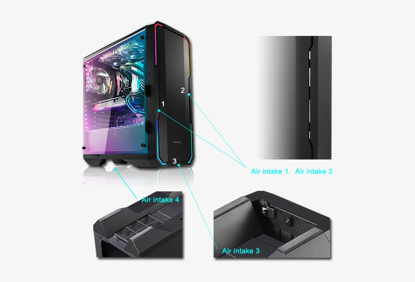 Silence Engineering - Bitfenix Enso Atx Mid Tower Case, transparent png download