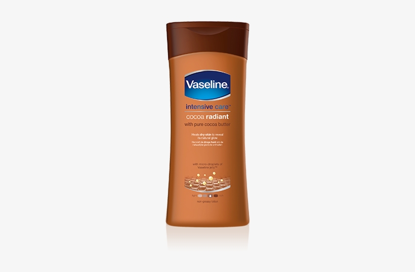 Vaseline® Intensive Care™ Cocoa Radiant™ Lotion - Vaseline Cocoa Butter Body Lotion, transparent png download