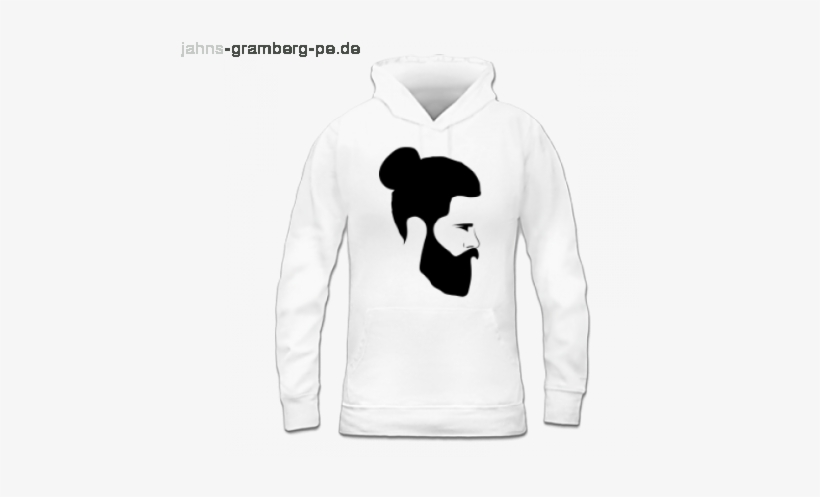 Billig Damen Hipster With Man Bun Silhouette Frauen - Silhouette, transparent png download