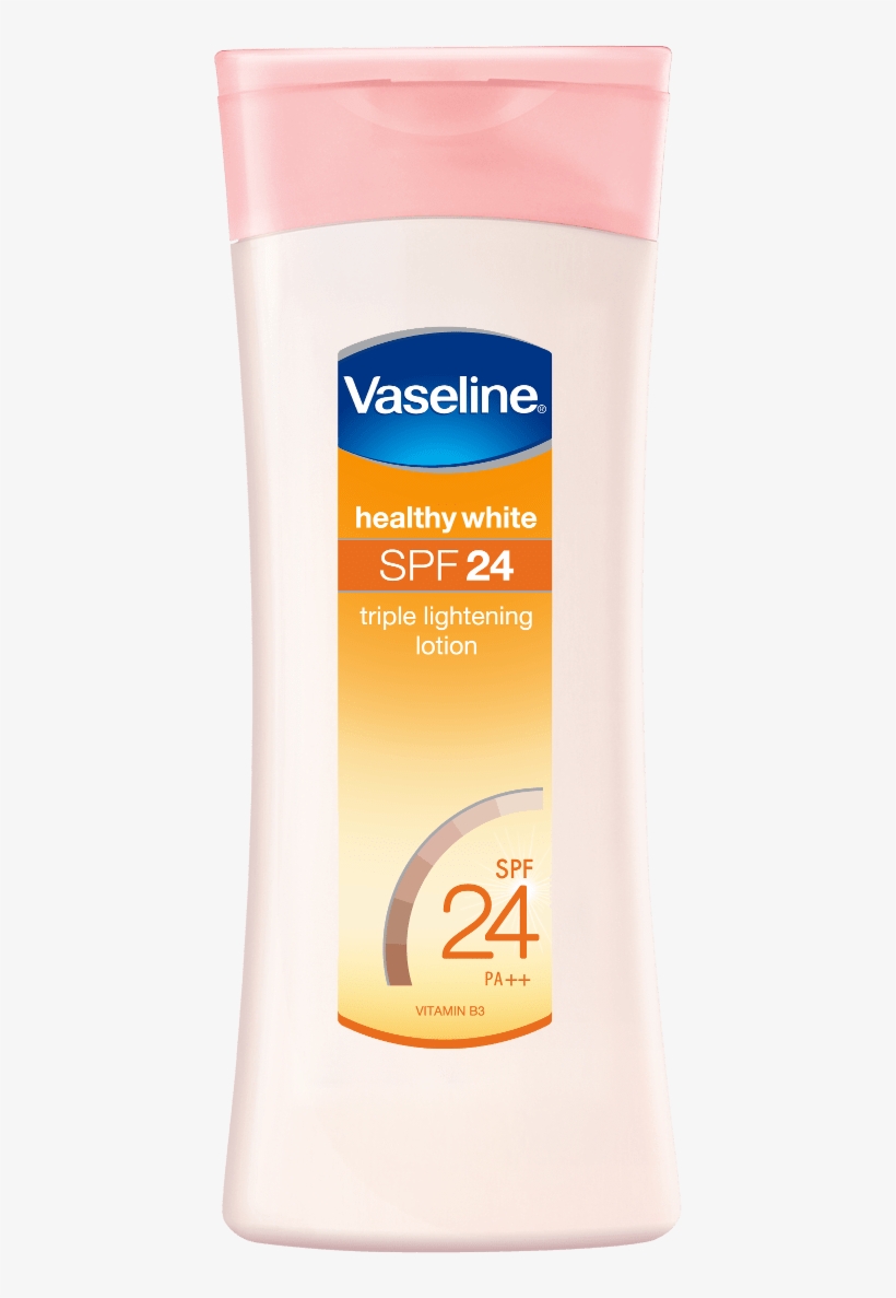Vaseline Healthy White Spf 24 Triple Lightening - Vaseline Body Lotion For Summer, transparent png download