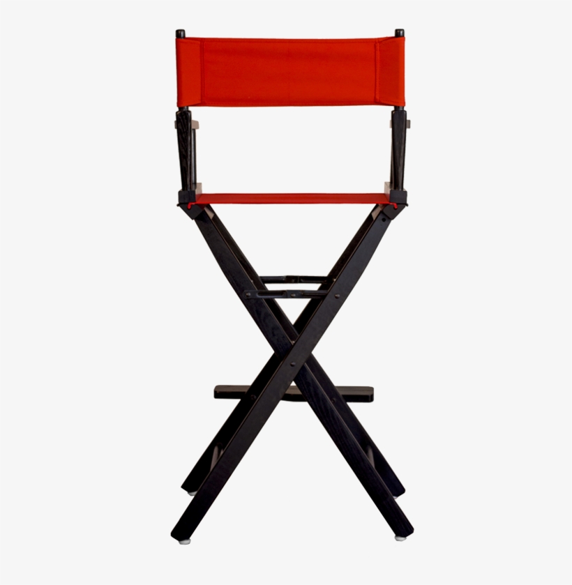 Black Frame 30-inch Director's Chair, transparent png download