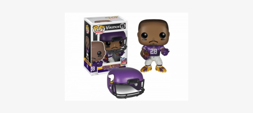 Adrian Peterson - Funko Nfl Adrian Peterson Wave 1 Pop! Vinyl Figure, transparent png download