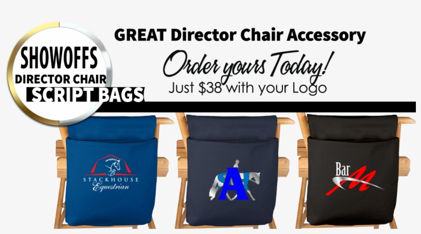 Complete Your New Chair Purchase With This Must-have - Director Chair Script Bag By Telescope Casual - Black, transparent png download