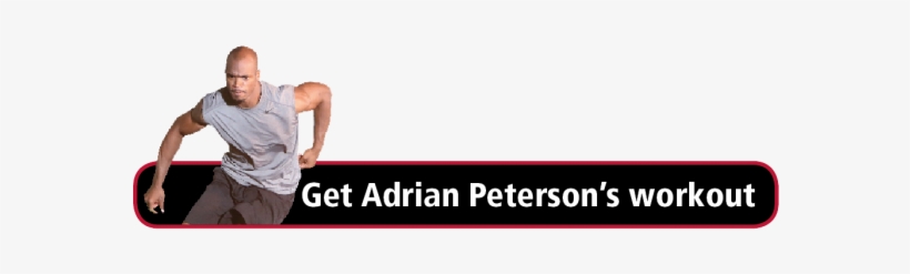 Adrian Peterson Workout - Adrian Peterson, transparent png download