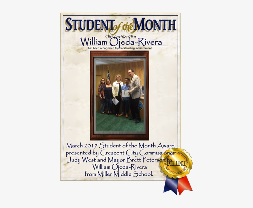 Mayor Peterson Maintains An Office At City Hall And - Hayes School Publishing H-va528 Certificates Student, transparent png download