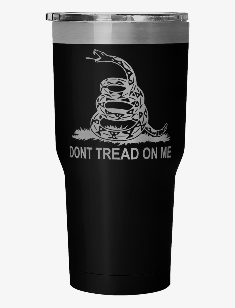 Don't Tread On Me Tumbler - Large 3ftx5ft Black Dont Tread On Me Banner Store Flag, transparent png download