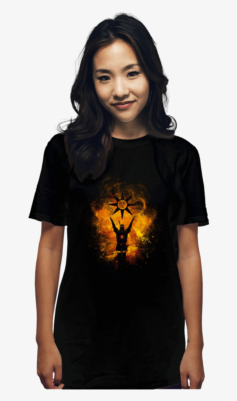 Praise The Sun - Aggretsuko Glow In The Dark Shirt, transparent png download