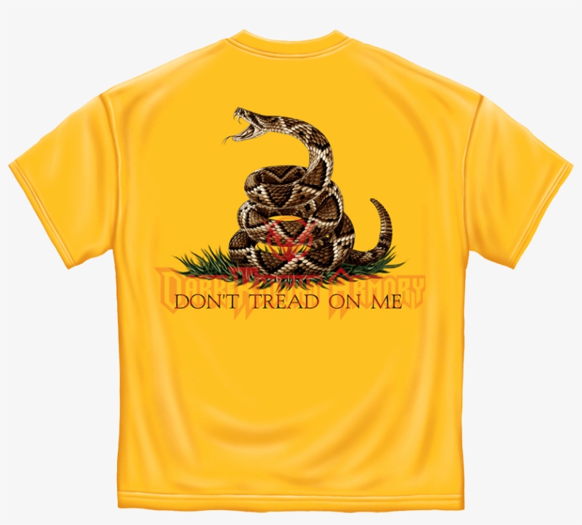 Dont Tread On Me Yellow T-shirt - Don T Tread On Me Snake, transparent png download